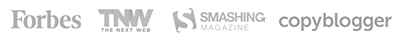 Featured on: Forbes, Smashing Magazine, Copyblogger