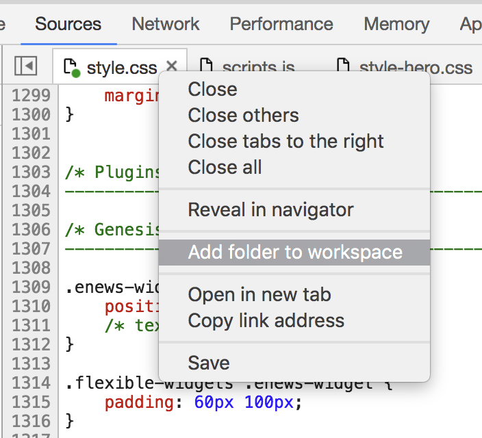 Save Your Css Changes Right In The Google Chrome Inspector Rafal Tomal
