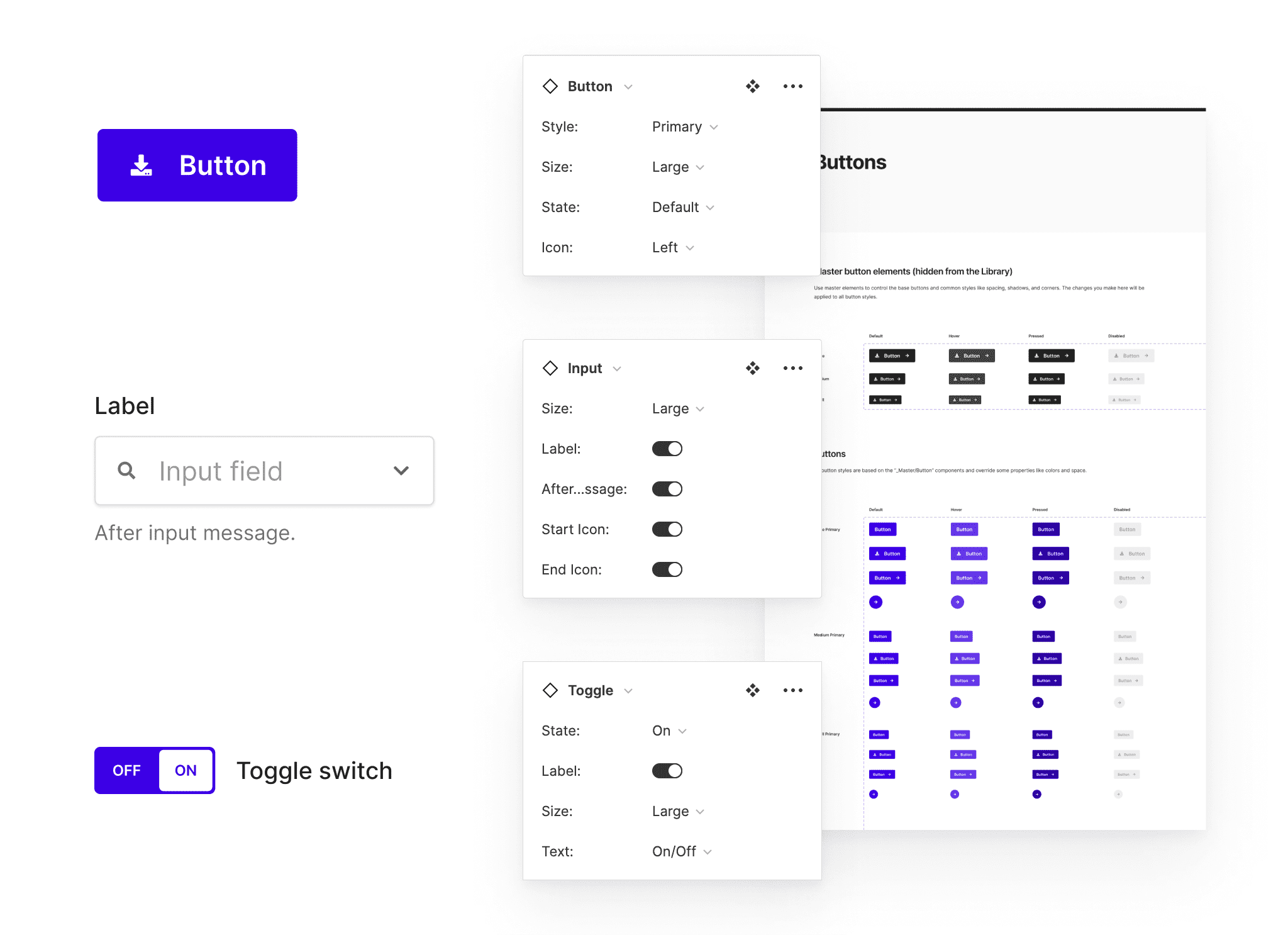 Ready-to-use UI components.